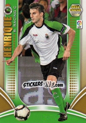 Sticker Henrique - Liga BBVA 2009-2010. Megacracks - Panini