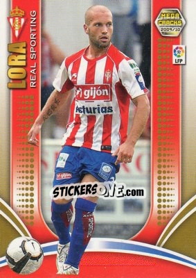 Sticker Lora - Liga BBVA 2009-2010. Megacracks n. 386 - Panini