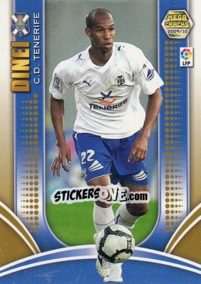 Sticker Dinei - Liga BBVA 2009-2010. Megacracks n. 387 - Panini