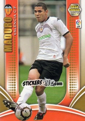 Sticker Maduro - Liga BBVA 2009-2010. Megacracks n. 388 - Panini