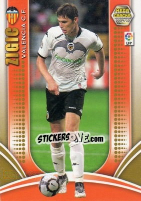 Sticker Zigic - Liga BBVA 2009-2010. Megacracks - Panini