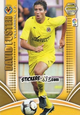 Cromo David Fuster - Liga BBVA 2009-2010. Megacracks - Panini