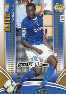 Sticker Keita - Liga BBVA 2009-2010. Megacracks n. 394 - Panini