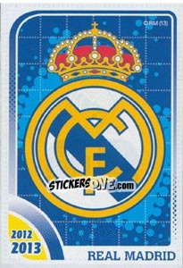 Sticker Escudo - Real Madrid 2012-2013 n. 1 - Panini