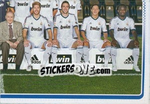 Sticker Team shot - Real Madrid 2012-2013 n. 5 - Panini