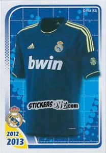 Sticker 2-a Equipación - Real Madrid 2012-2013 n. 7 - Panini
