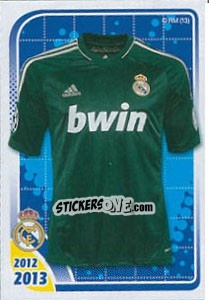 Sticker 3-a Equipación - Real Madrid 2012-2013 - Panini