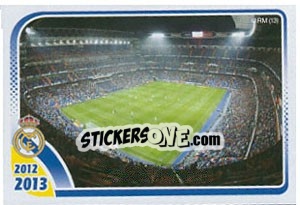 Sticker Estadio Santiago Bernabéu - Real Madrid 2012-2013 n. 9 - Panini
