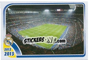 Cromo Estadio Santiago Bernabéu - Real Madrid 2012-2013 - Panini