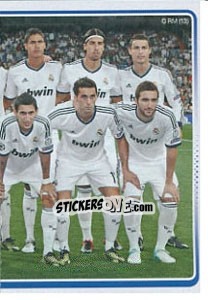 Sticker Alineación equipo titular - Real Madrid 2012-2013 n. 13 - Panini