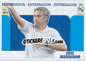 Cromo José Mourinho - Real Madrid 2012-2013 - Panini