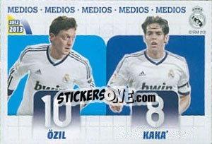 Sticker Özil / Kaká - Real Madrid 2012-2013 n. 22 - Panini