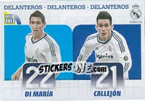 Sticker Di María / Callejón - Real Madrid 2012-2013 n. 24 - Panini