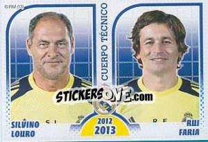 Figurina Silvino Louro / Rui Faria - Real Madrid 2012-2013 - Panini