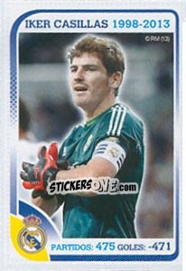 Sticker Iker Casillas - Real Madrid 2012-2013 n. 34 - Panini