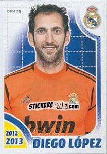 Cromo Diego López - Real Madrid 2012-2013 n. 38 - Panini