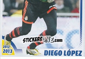 Sticker Diego López - Real Madrid 2012-2013 - Panini