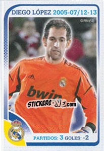 Cromo Diego López - Real Madrid 2012-2013 n. 41 - Panini