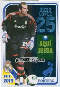 Cromo Diego López - Real Madrid 2012-2013 - Panini