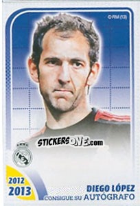 Sticker Diego López - Real Madrid 2012-2013 - Panini