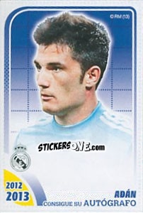 Sticker Adán - Real Madrid 2012-2013 n. 45 - Panini