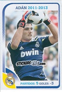 Cromo Adán - Real Madrid 2012-2013 n. 46 - Panini
