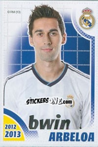 Sticker Arbeloa - Real Madrid 2012-2013 n. 50 - Panini