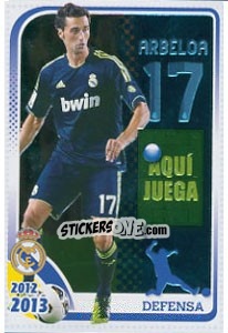 Sticker Arbeloa - Real Madrid 2012-2013 n. 54 - Panini