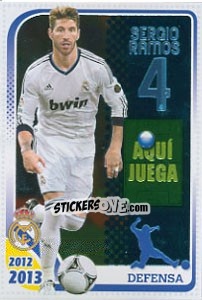 Sticker Sergio Ramos - Real Madrid 2012-2013 n. 57 - Panini