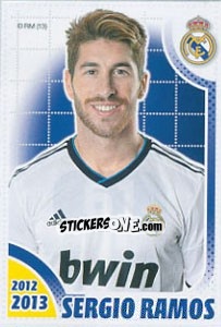 Sticker Sergio Ramos - Real Madrid 2012-2013 n. 61 - Panini