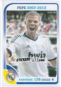 Figurina Pepe - Real Madrid 2012-2013 - Panini