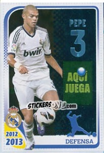 Figurina Pepe - Real Madrid 2012-2013 - Panini