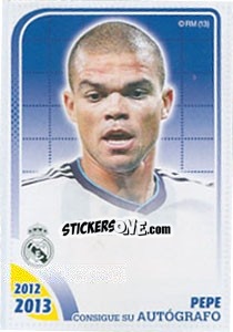 Sticker Pepe - Real Madrid 2012-2013 n. 67 - Panini