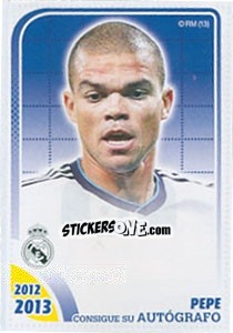 Cromo Pepe - Real Madrid 2012-2013 - Panini