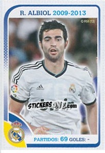 Figurina Raúl Albiol - Real Madrid 2012-2013 - Panini