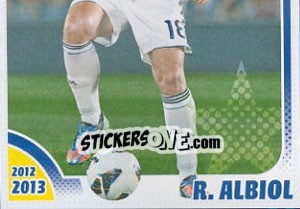 Cromo Raúl Albiol - Real Madrid 2012-2013 - Panini