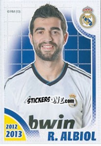 Cromo Raúl Albiol - Real Madrid 2012-2013 - Panini