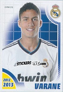 Figurina Varane - Real Madrid 2012-2013 - Panini