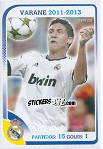 Sticker Varane - Real Madrid 2012-2013 n. 77 - Panini