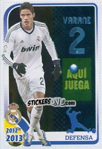 Sticker Varane - Real Madrid 2012-2013 - Panini
