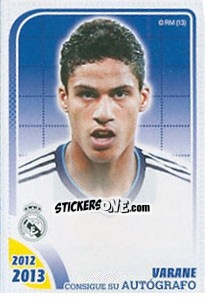 Cromo Varane - Real Madrid 2012-2013 - Panini