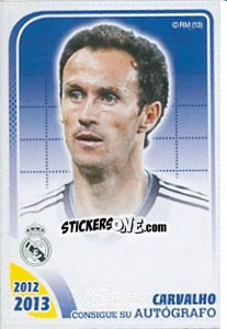 Sticker Ricardo Carvalho - Real Madrid 2012-2013 n. 80 - Panini