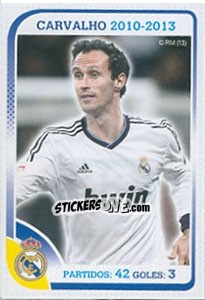 Sticker Ricardo Carvalho - Real Madrid 2012-2013 n. 82 - Panini
