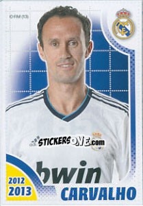 Sticker Ricardo Carvalho - Real Madrid 2012-2013 n. 85 - Panini