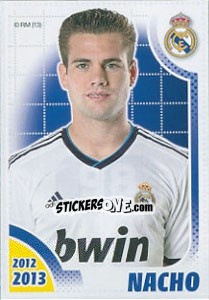 Sticker Nacho Fernández - Real Madrid 2012-2013 n. 98 - Panini