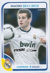 Sticker Nacho Fernández - Real Madrid 2012-2013 n. 101 - Panini