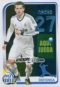 Cromo Nacho Fernández - Real Madrid 2012-2013 - Panini