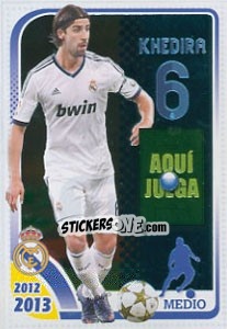 Sticker Khedira - Real Madrid 2012-2013 n. 105 - Panini