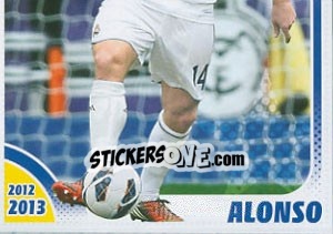 Sticker Xabi Alonso - Real Madrid 2012-2013 n. 112 - Panini