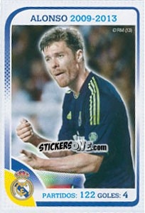 Sticker Xabi Alonso - Real Madrid 2012-2013 n. 113 - Panini